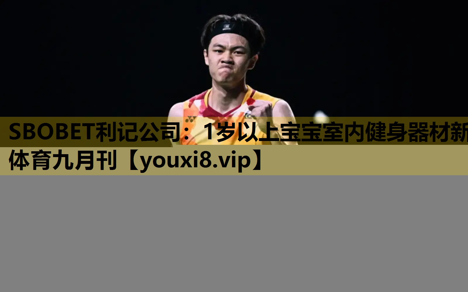 SBOBET利记公司：1岁以上宝宝室内健身器材新体育九月刊